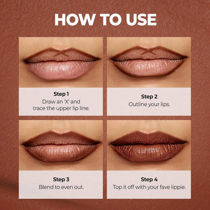 Last Day Buy 1 Get 1 Free Easy Glide Lip Liner Creamy, Blendable Color with Smooth Application, Summervibes